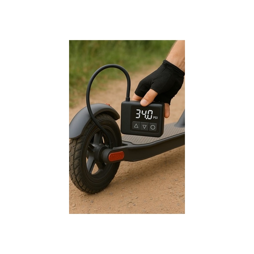 Digitaler Taschenkompressor 500 mAh 5V schwarz