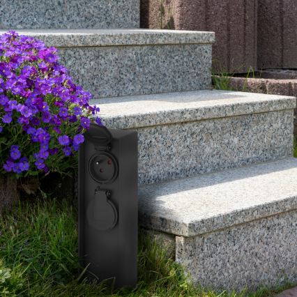 Outdoor-Steckdosensäule 2Z 230V IP44