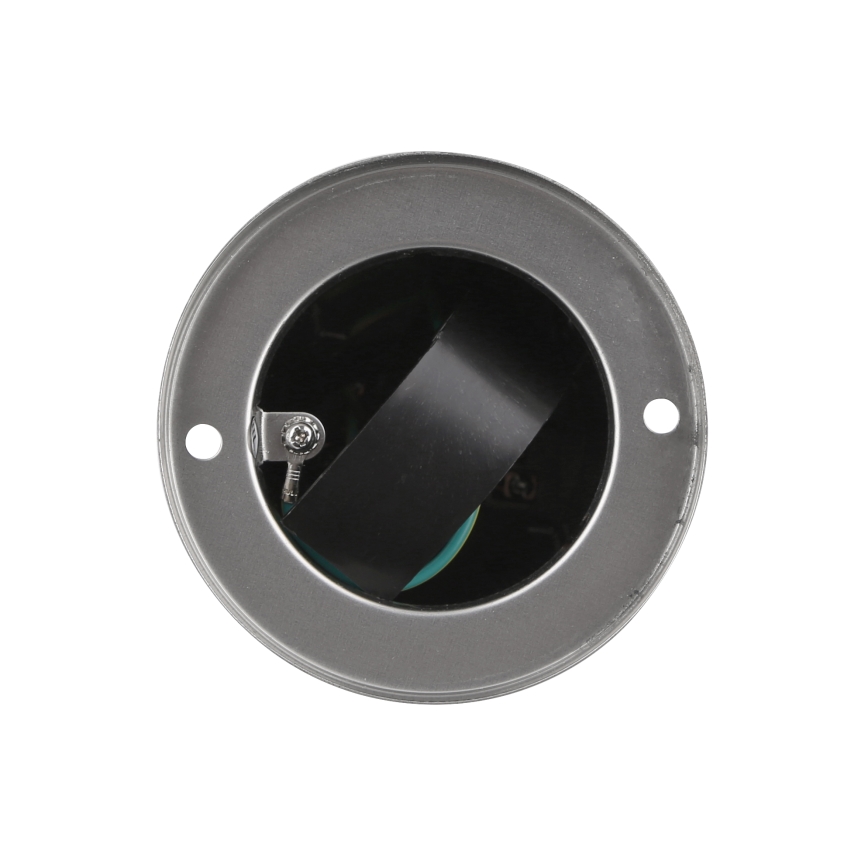 Außensteckdosensäule 2-fach 230V IP44 mattchrom rund