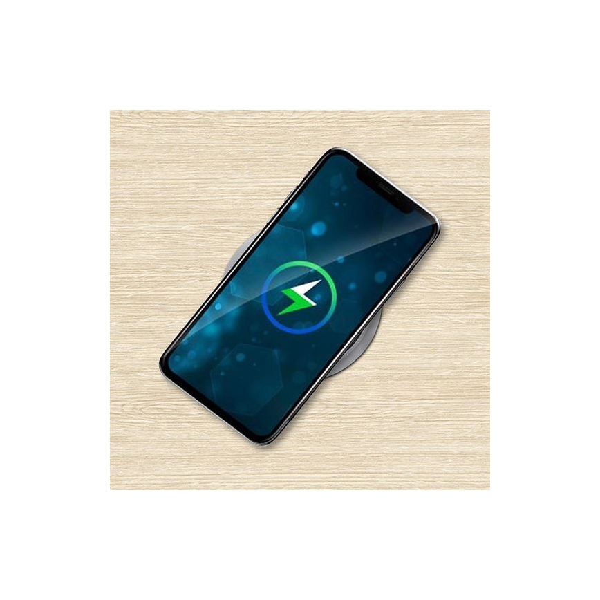 Steckdosensäule für Tischplatte 3x230V + 2xUSB + kabelloses Laden