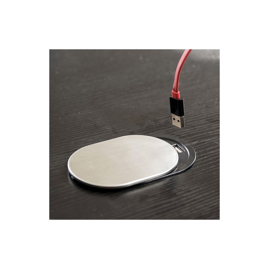 Solight PP124 − Eingebaute USB-Steckdose mit Schiebedeckel 10A/230V