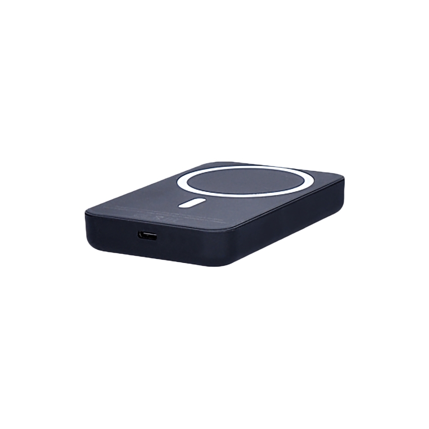 Powerbank 5000 mAh Magsafe schwarz