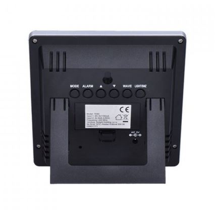 Wetterstation mit LCD-Anzeige 230V/2xAAA + 2xAAA schwarz