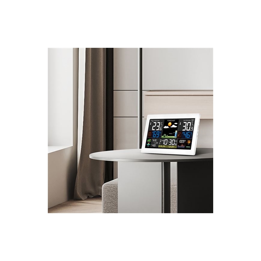 Wetterstation mit farbigem LCD-Display 5V/2xAA + 2xAA