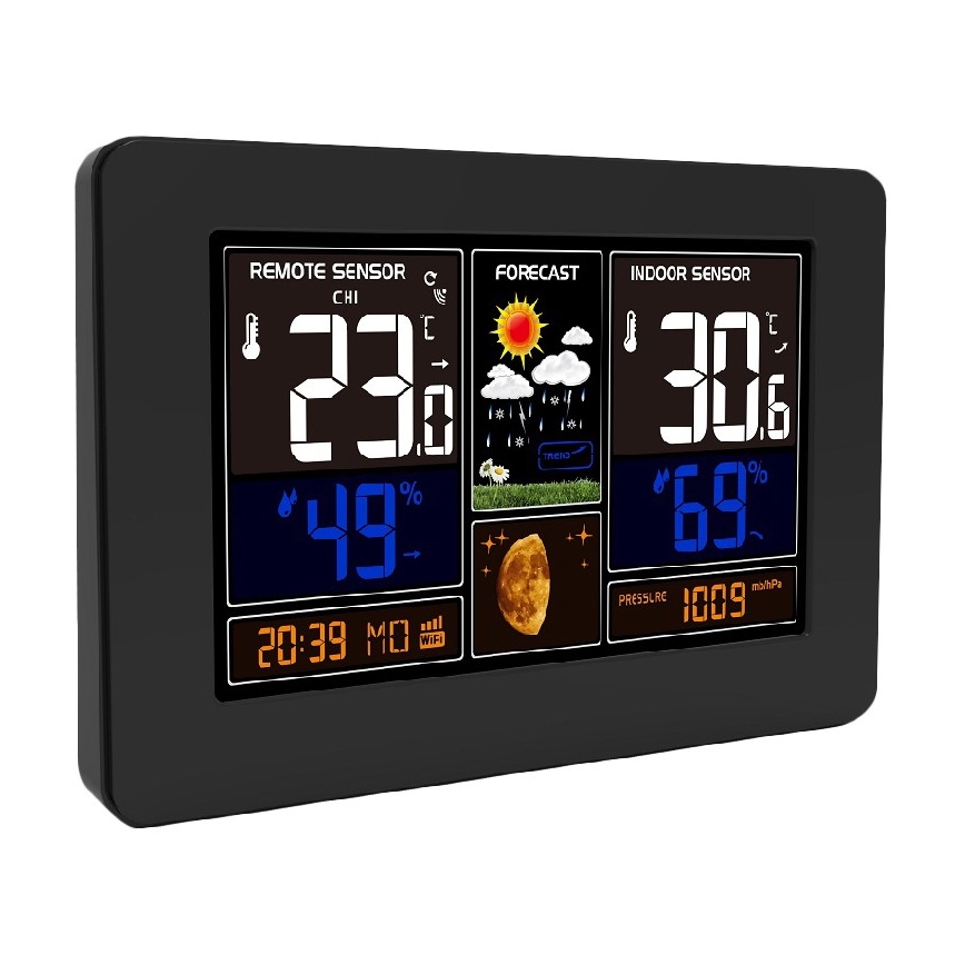 Wetterstation mit Farb-LCD-Display 2xAA/5V Wi-Fi Tuya