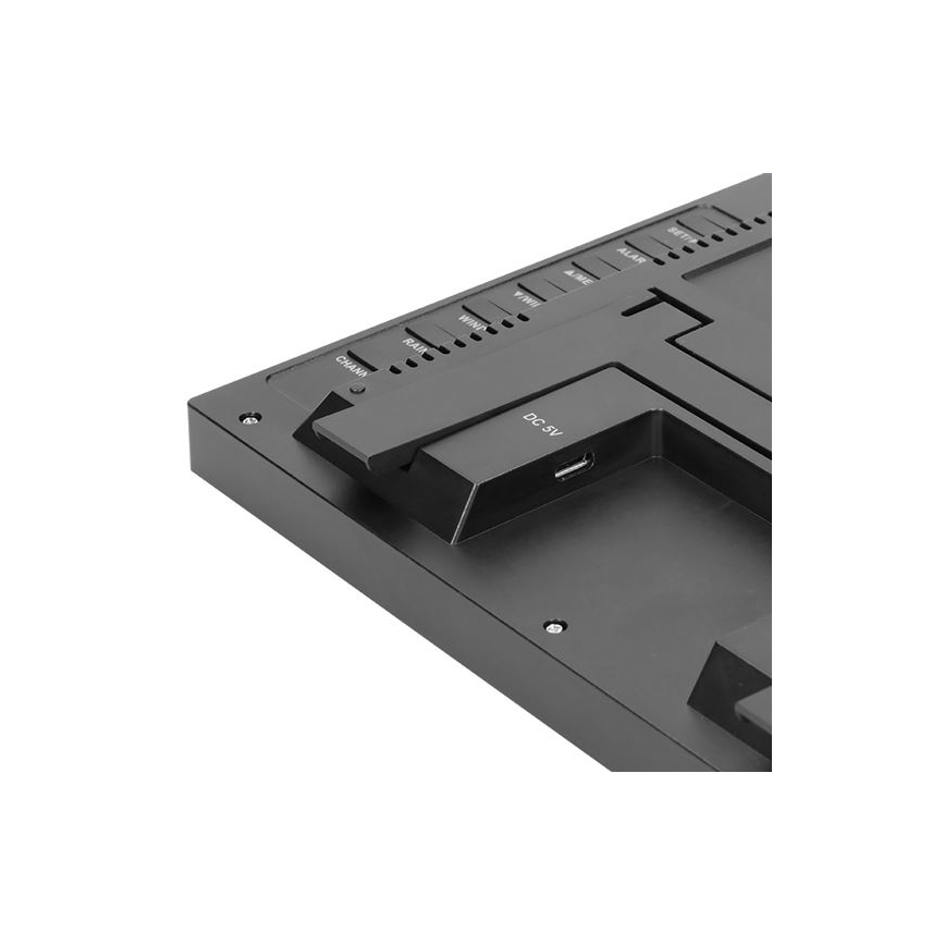 Professionelle Wetterstation mit LCD-Display 5V/2xAA + 3xAAA Wi-Fi