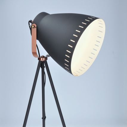 Stehlampe 1xE27/60W/230V schwarz 145cm
