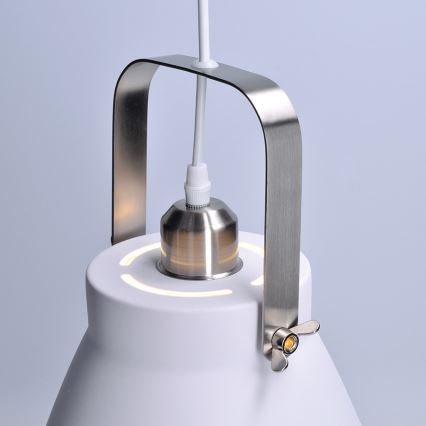 Kronleuchter 1xE27/60W/230V weiß 26,5cm