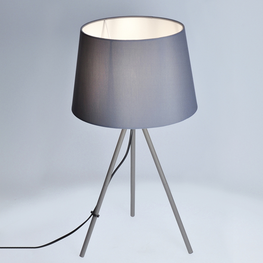 Tischlampe 1xE27/60W/230V grau 56cm