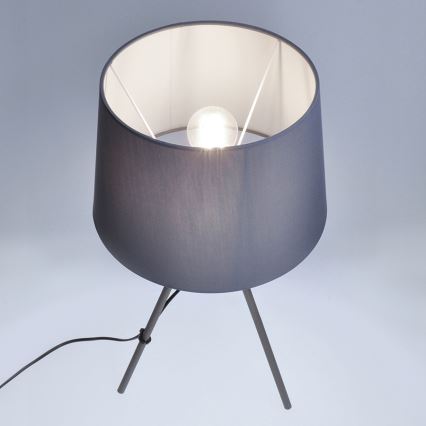 Tischlampe 1xE27/60W/230V grau 56cm