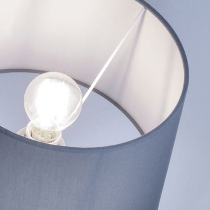 Tischlampe 1xE27/60W/230V grau 56cm
