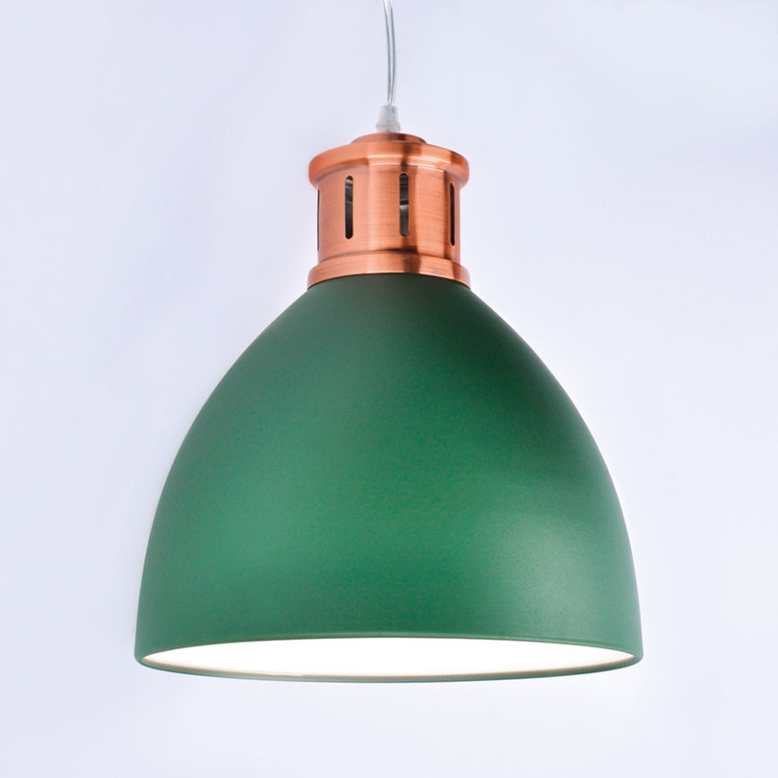 Kronleuchter 1xE27/60W/230V grün 30cm