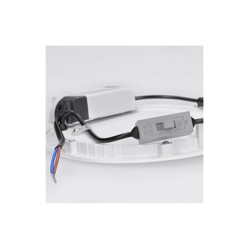 LED-Panel LED/18W/230V 3000/4000/6000K Ø 22,5 cm weiß