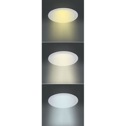 LED-Panel LED/6W/230V 3000/4000/6000K Ø 12 cm weiß