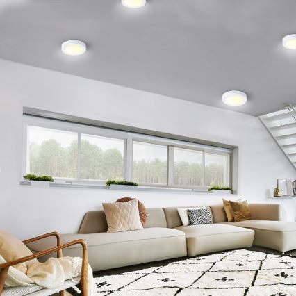 LED-Deckenleuchte LED/12W/230V 3000/4000/6000K Ø 17 cm weiß