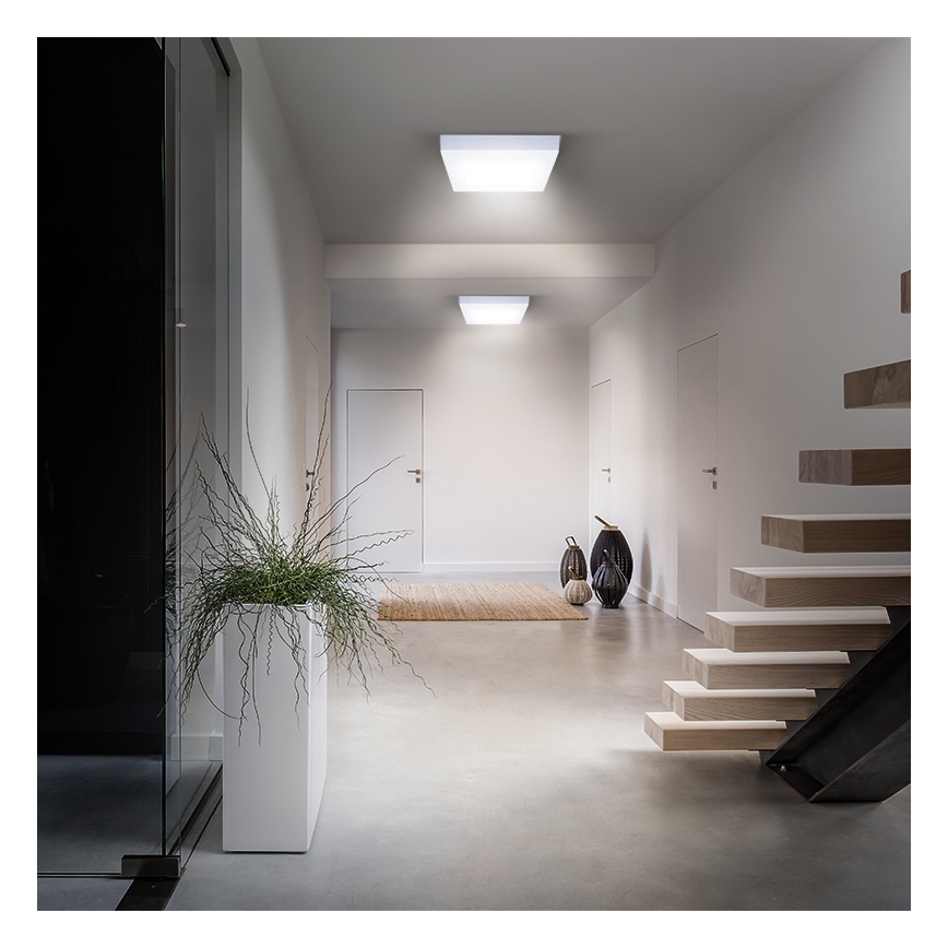 LED-Deckenleuchte LED/18W/230V 3000/4000/6000K 22,5x22,5 cm weiß