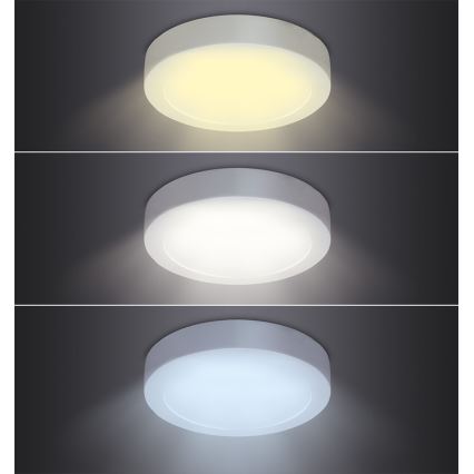 LED-Deckenleuchte LED/24W/230V 3000/4000/6000K Ø 30 cm weiß