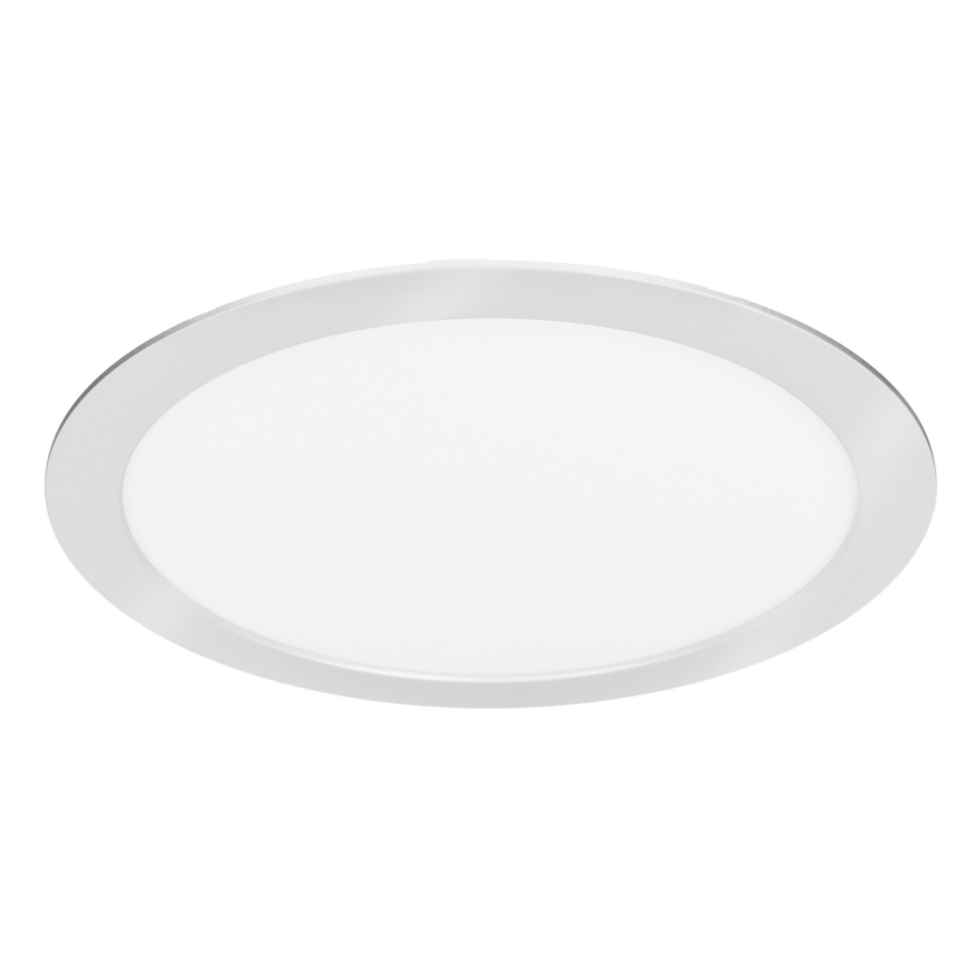LED Aufbau-/Einbaupanel 2-in-1 18W/230V 3000/4000/6000K Ø 22,5 cm IP54 silber