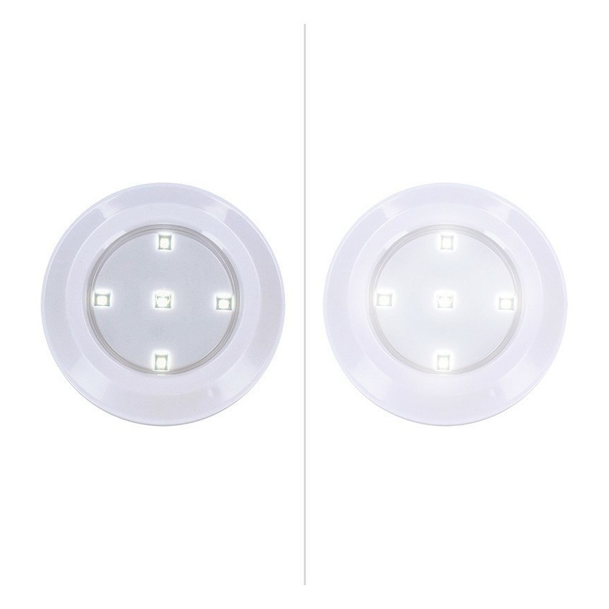 SET 3x LED dimmbare Deckenleuchte mit Fernbedienung LED/3xAAA