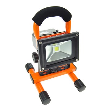 Solight WM-10W-DE - Wiederaufladbares LED-Flutlicht mit Ständer LED/10W/8,4V/230V IP44