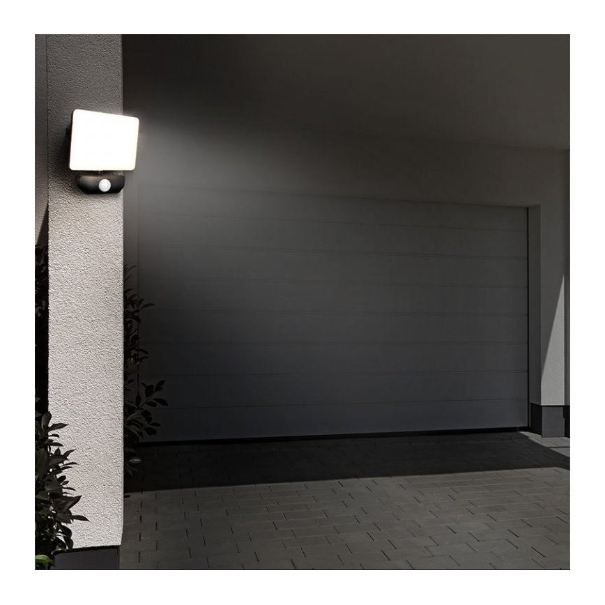 LED-Außenstrahler mit Sensor LED/10W/230V 4000K IP44