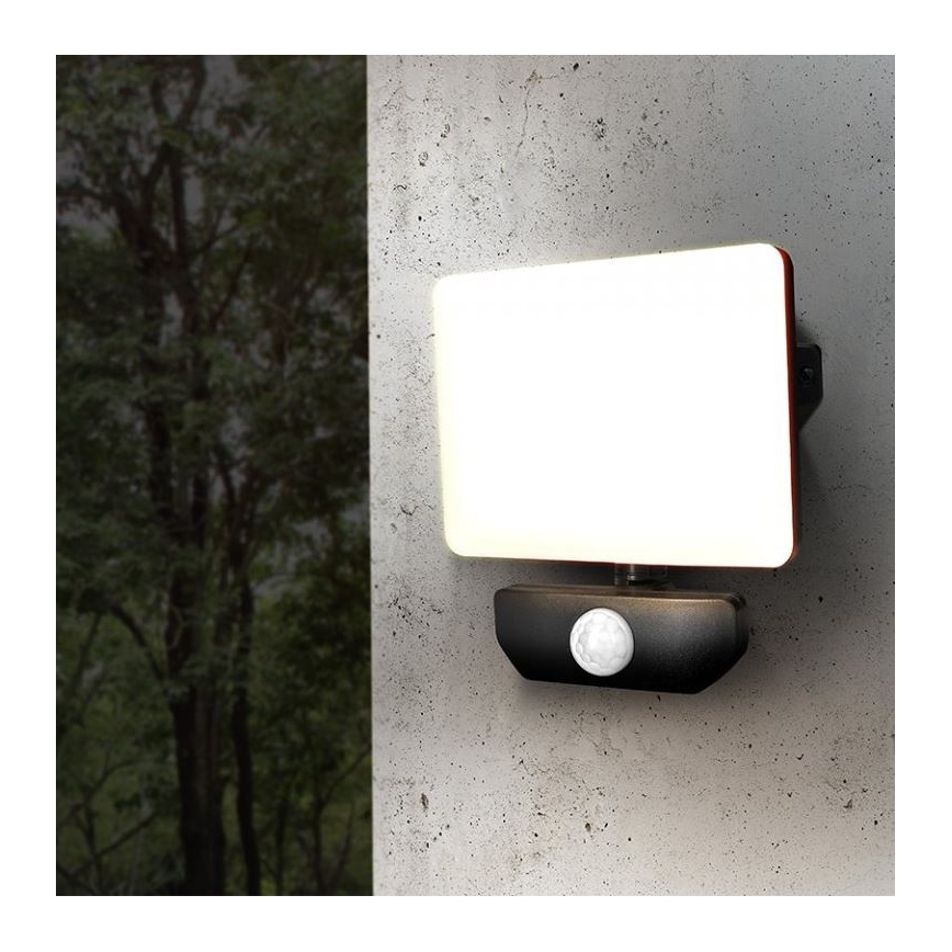 LED-Außenstrahler mit Sensor LED/10W/230V 4000K IP44