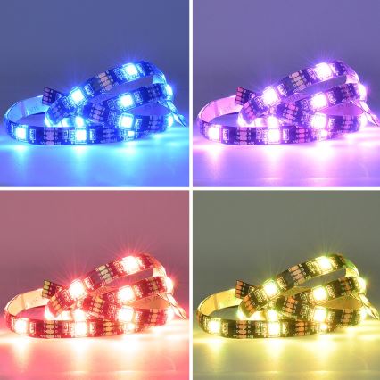 LED RGB dimmbarer Streifen für TV LED/6W/5V Wi-Fi Tuya + Fernbedienung 0,5m