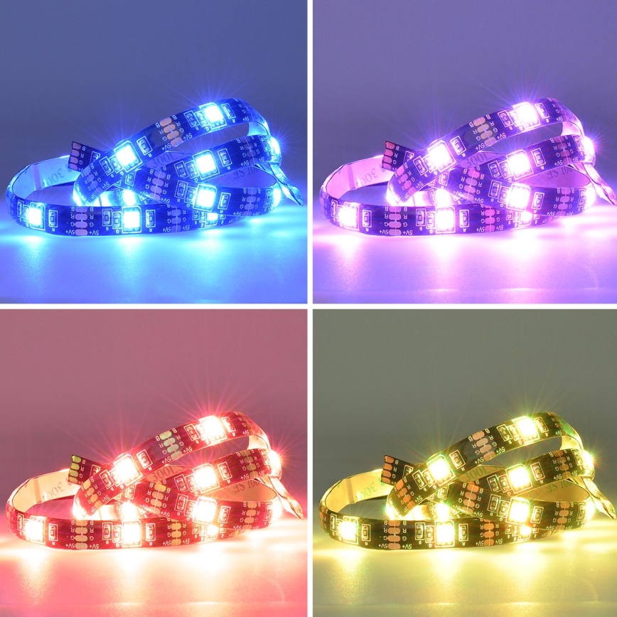 LED RGB dimmbarer Streifen für TV LED/6W/5V Wi-Fi Tuya + Fernbedienung 0,5m