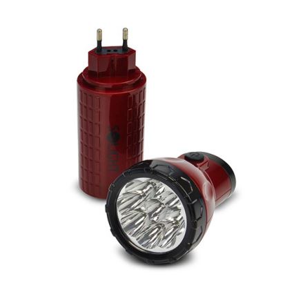 LED wiederaufladbare Taschenlampe 9xLED/4V