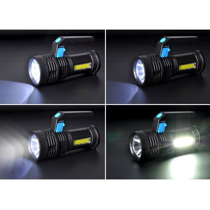 Wiederaufladbare LED-Taschenlampe LED/6W/800 mAh 3,7V IP44