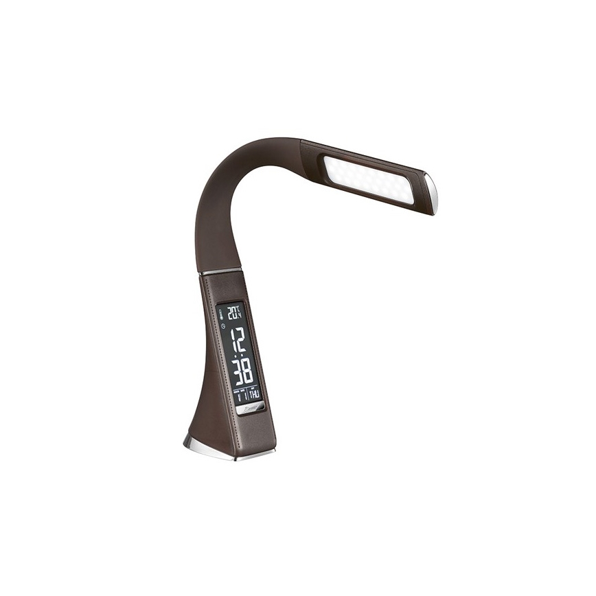 LED Tischlampe dimmbar mit Display LED/6W/230V braun