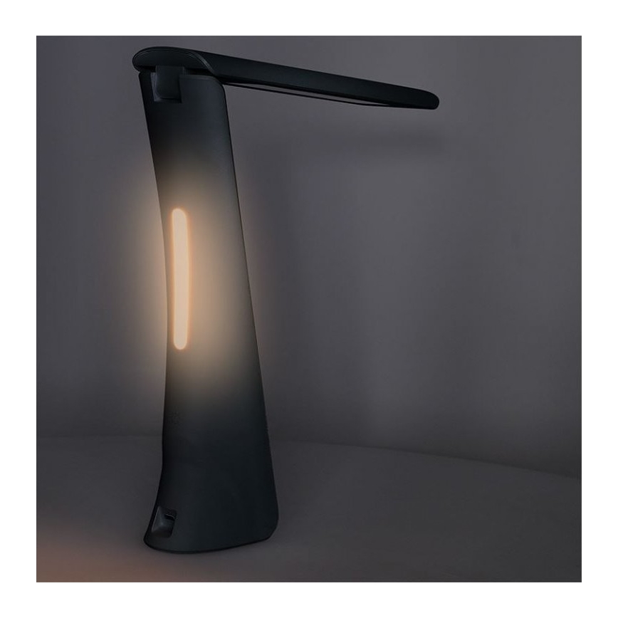 Dimmbare LED-Multifunktions-Tischleuchte LED/5W/USB 1200 mAh schwarz