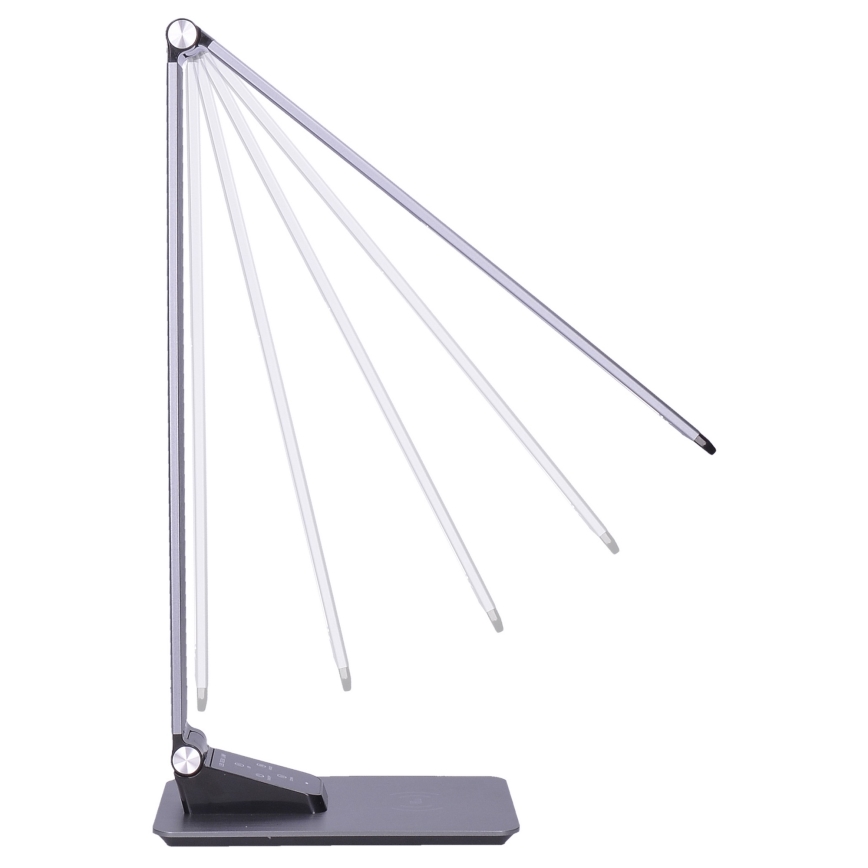 Dimmbare LED-Tischleuchte mit kabelloser Aufladung LED/10W/230V matt Chrom