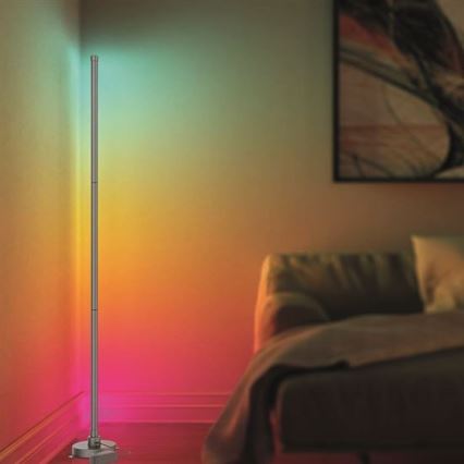 Dimmbare RGB-LED-Stehleuchte RAINBOW LED/18W/230V Wi-Fi Tuya + Fernbedienung