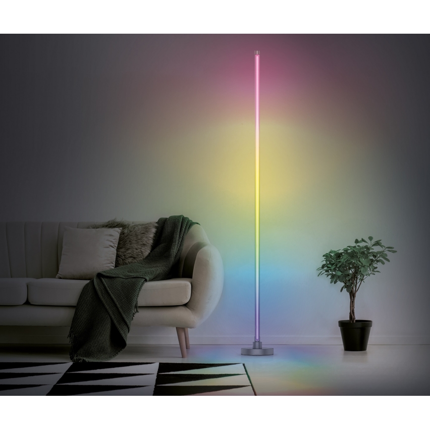 Dimmbare RGB-LED-Stehleuchte RAINBOW LED/18W/230V Wi-Fi Tuya + Fernbedienung