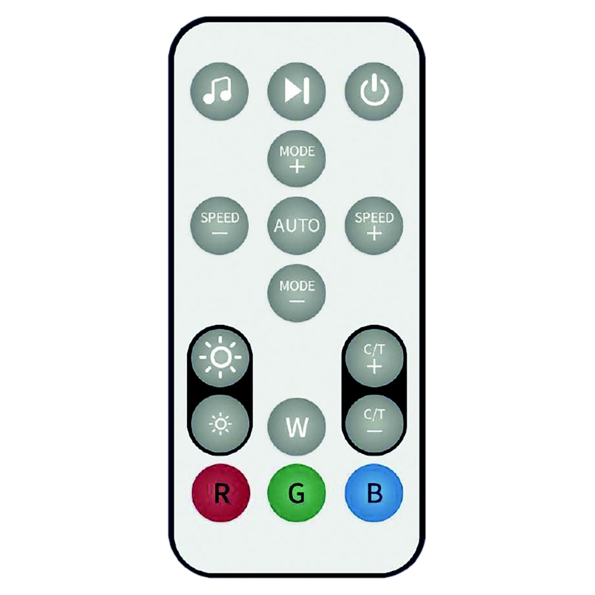 Dimmbare RGB-LED-Stehleuchte RAINBOW LED/18W/230V Wi-Fi Tuya + Fernbedienung