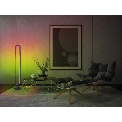 LED RGB Dimmbare Stehleuchte RAINBOW LED/20W/230V Wi-Fi Tuya + Fernbedienung