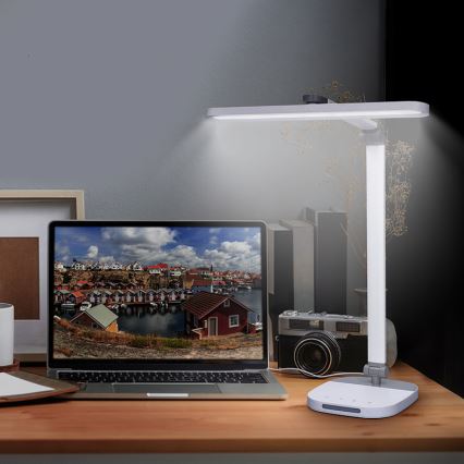 Dimmbare LED-Tischleuchte mit Touch-Funktion und Nachtbeleuchtung LED/10W/5V 3000/4000/5000K weiß