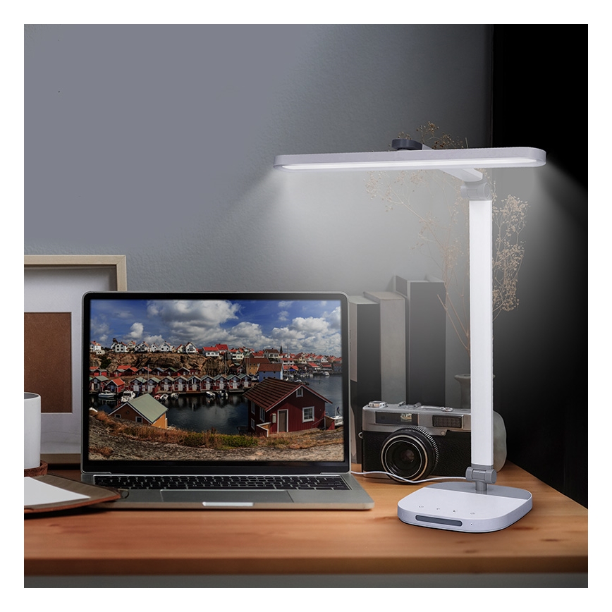 Dimmbare LED-Tischleuchte mit Touch-Funktion und Nachtbeleuchtung LED/10W/5V 3000/4000/5000K weiß