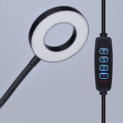 Dimmbare LED-Schreibtischlampe mit Klemme LED/8W/230V 3000/4000/5000K schwarz