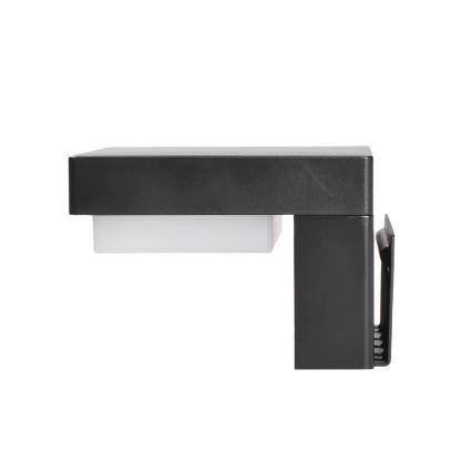 LED-Solarwandleuchte mit Bewegungs- und Dämmerungssensor PALERMO LED/5W/2000 mAh IP54 schwarz