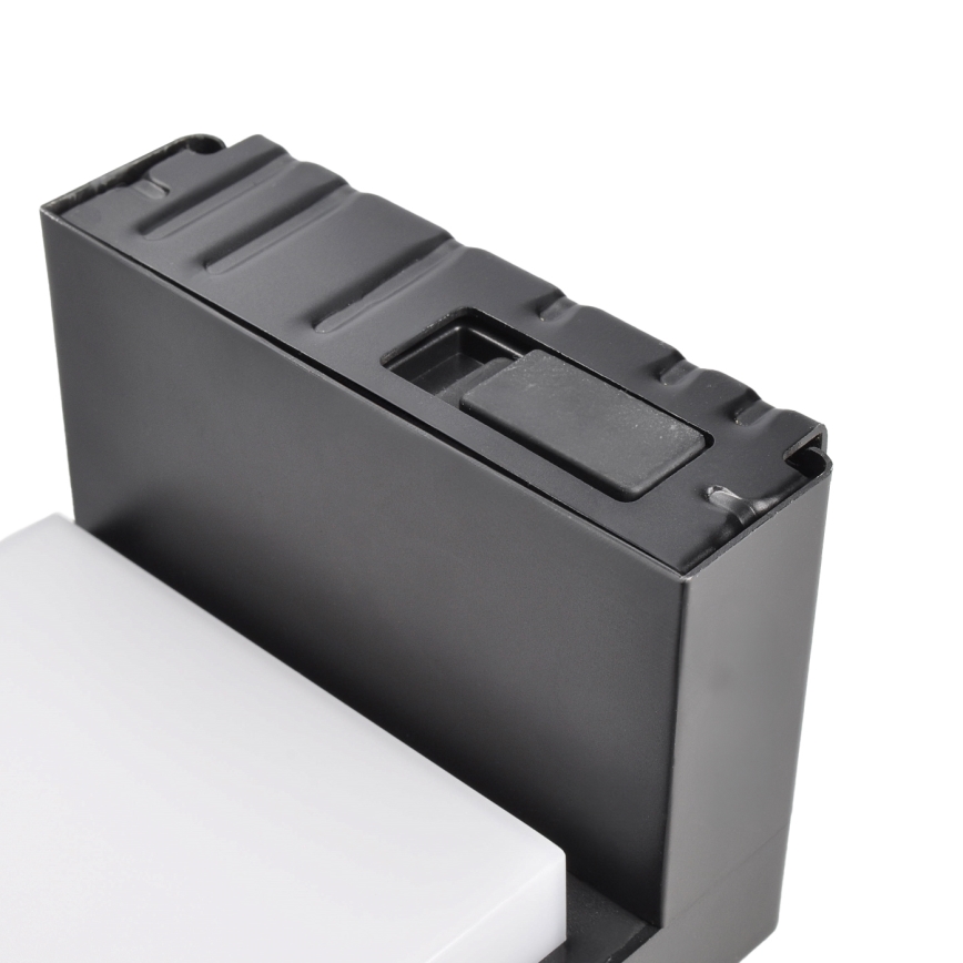 LED-Solarwandleuchte mit Bewegungs- und Dämmerungssensor PALERMO LED/5W/2000 mAh IP54 schwarz