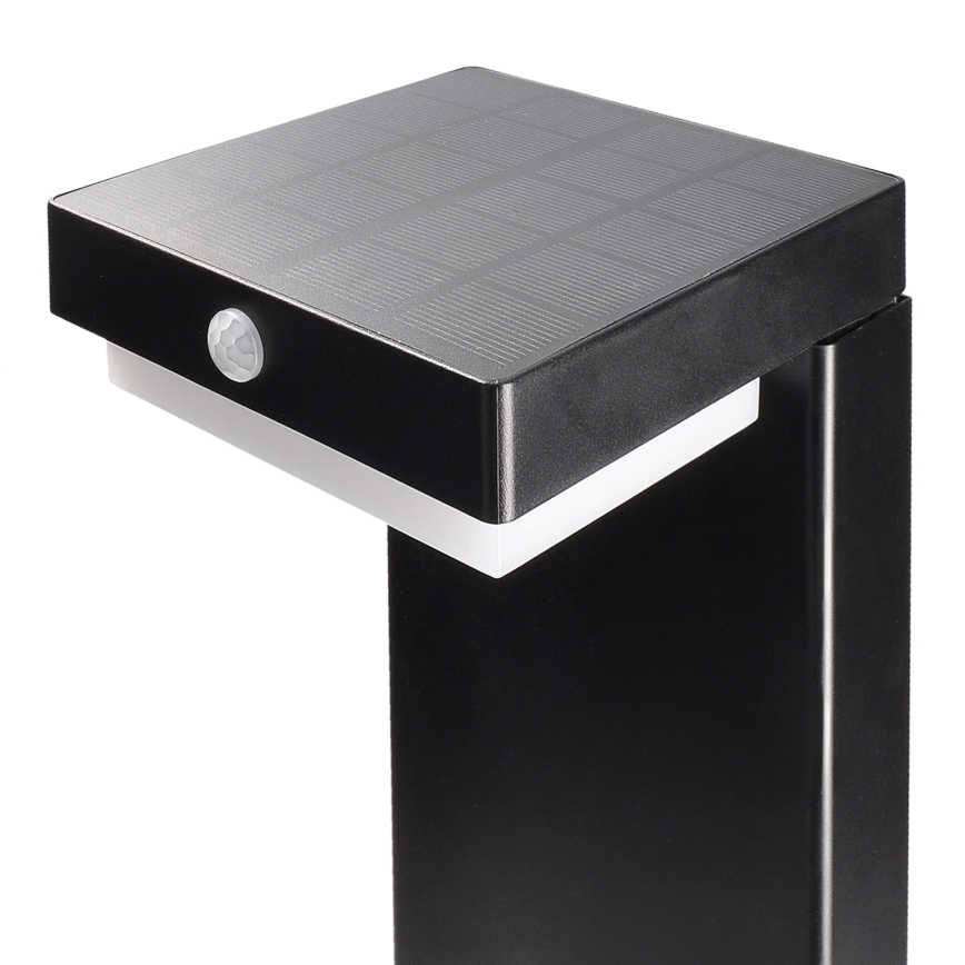 LED-Solarleuchte mit Bewegungs- und Dämmerungssensor PALERMO LED/5W/2000 mAh IP54 schwarz