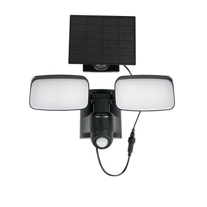 LED Solarstrahler mit Sensor LED/9W/3,7V 3600 mAh IP54