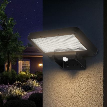 LED-Solarstrahler mit Sensor LED/5W/3,7V 1500 mAh IP54