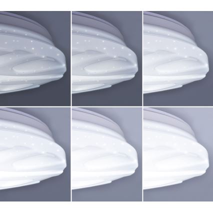 LED Deckenleuchte dimmbar WAVE LED/60W/230V + Fernbedienung