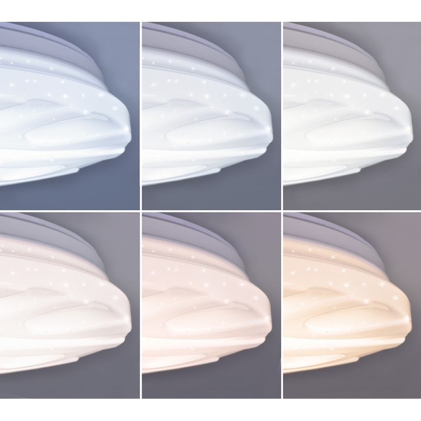 LED Deckenleuchte dimmbar WAVE LED/60W/230V + Fernbedienung