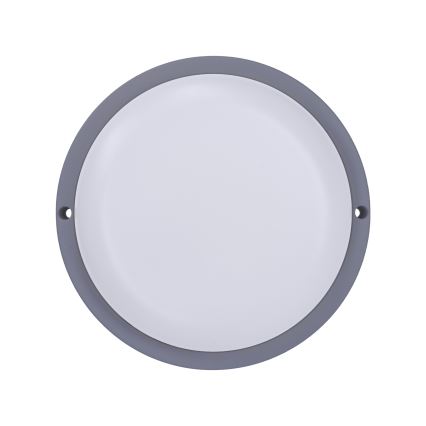 LED-Wandleuchte für Außenbereiche LED/13W/230V 4000K IP54 grau rund