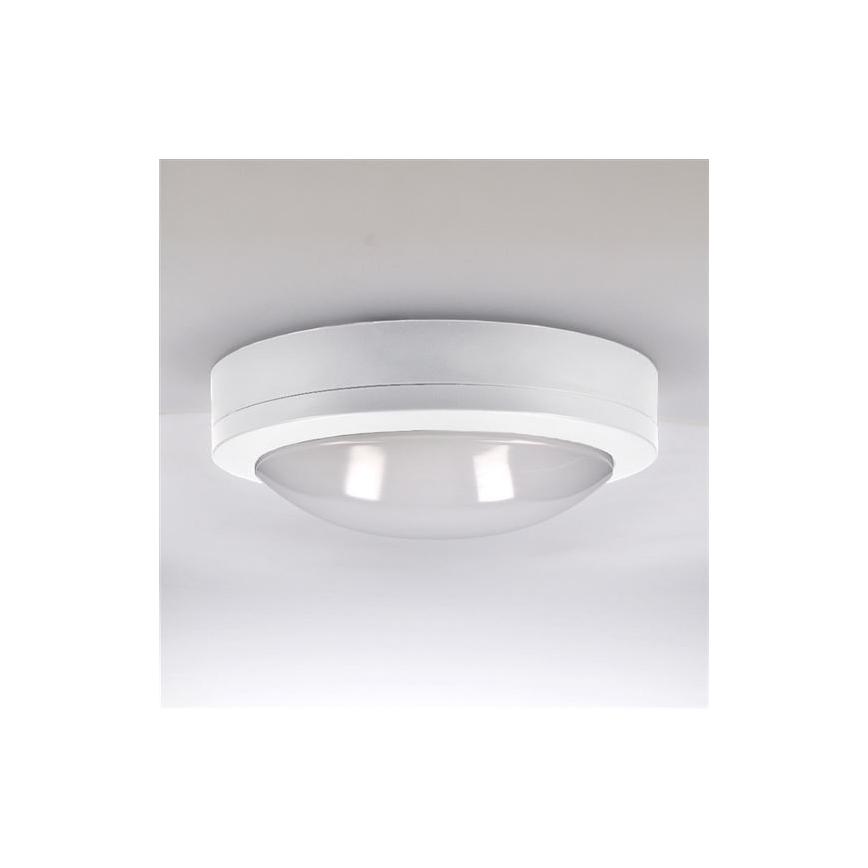 LED-Deckenleuchte für den Außenbereich SIENA LED/13W/230V IP54 d 17 cm weiß