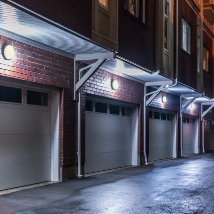 LED-Wandleuchte für Außenbereiche LED/20W/230V 4000K IP54 grau rund